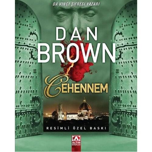 Hell-Picture Custom Print Brown Gold Books From Adventure-Novel Sequence