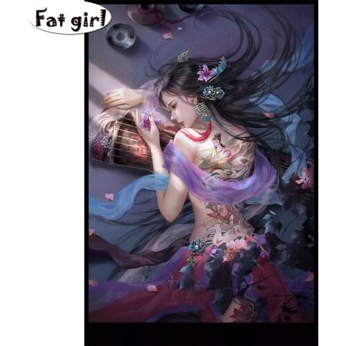 Chinese elements Full 5D Round Square beauty diy Diamond Painting Mosaic Diamond Embroidery cross stitch Decoration painting