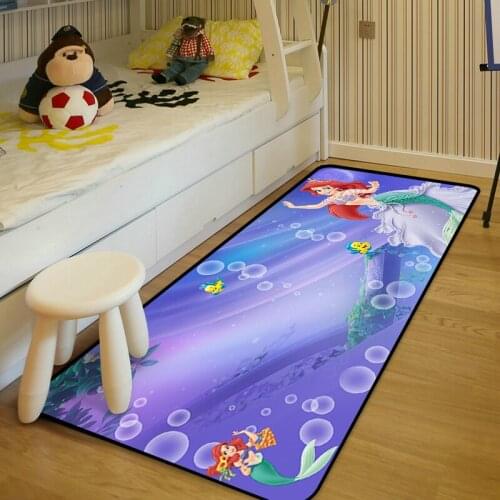 The Little Mermaid Bath Mat Tangled Frozen Princess Carpet Door Mat Stitch Bedroom Rug Living room Floor Welcome Outdoor Doormat