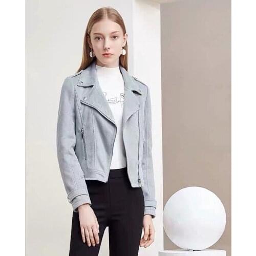 MLNRFZ Women's Suede Jackets