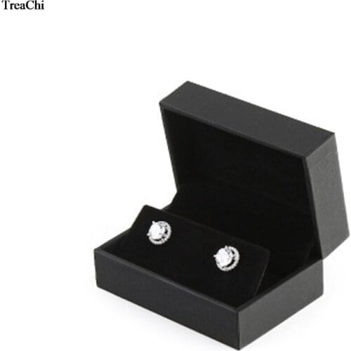 Fashion Jewelery Box Engagement Wedding Anniversary Earring Holder Ring Container Necklace Jewelry Organizer Display Gift Box