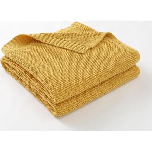 Blankets Newborn Knitted Cotton Super Soft Infant Swaddle Baby Girls Boys Stroller Blanket Cobertor Infantil Wrap Kids Quilt