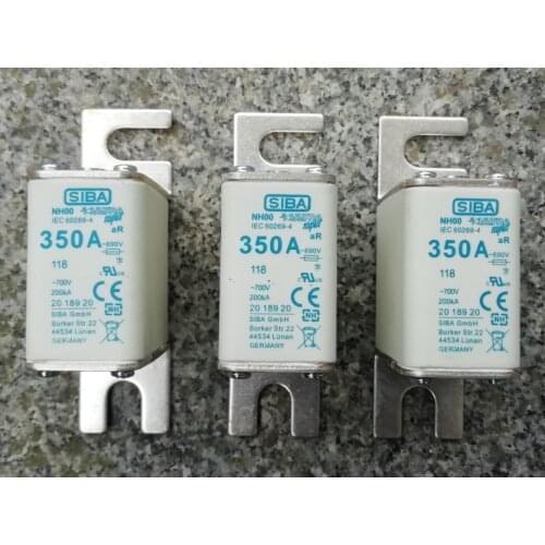 Fuses: NH00 350A 690V 2018920 / NH00 315A 690V 2018920 / NH00 200A 690V 2018920 aR