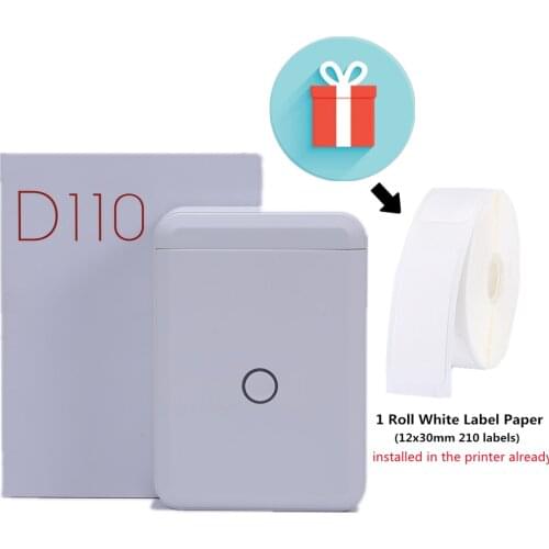 NIIMBOT Label Printer Portable Pocket D110 Wireless Label Printer Portable Thermal Label Printer Usa Casa Oficina Mercado Tienda