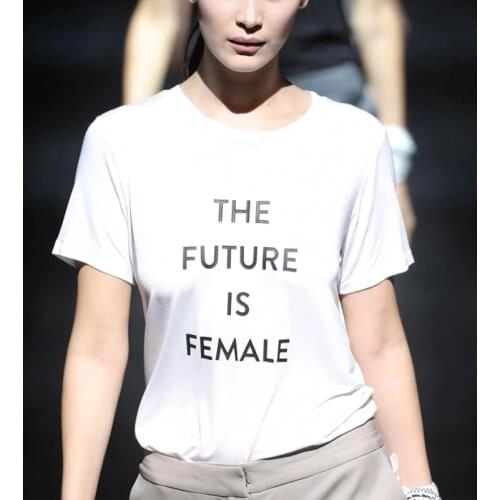 The Future Is Female Feminist T Shirt Unisex Slogan Tee Shirt Women Streetwear Fashion Casual Cotton Tops Tees