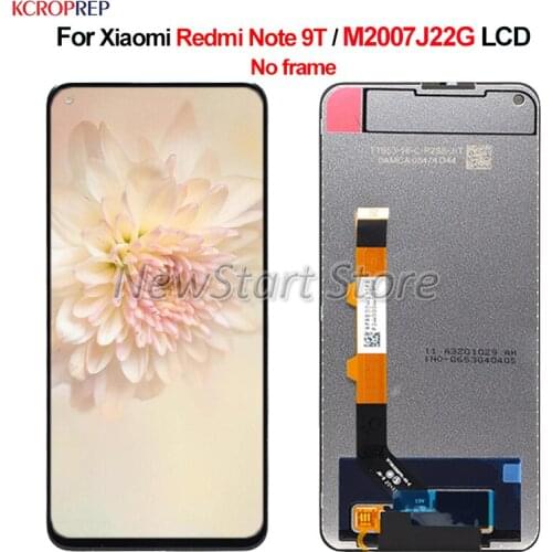 For Xiaomi Redmi Note 9T LCD Display Touch Screen Digitizer Assembly For Redmi Note 9T M2007J22G lcd Replacement Accessory Parts