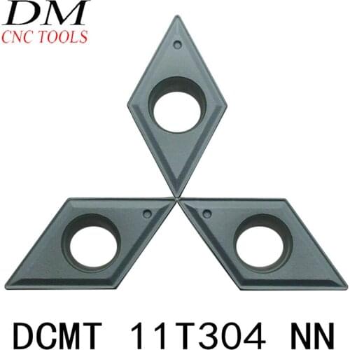 10pcs DCMT11T304 NN LT10 CNC blade carbide insert Turning tool blade Carbide insert insert Machining center