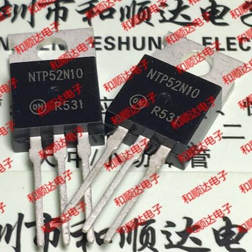 10pcs/lot NTP52N10 brand new spot TO-220 52A 100V