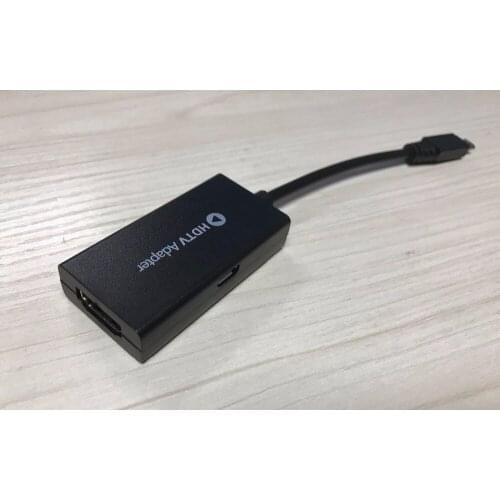 100pcs/lot 5-Pin Micro USB 5 Pin Micro USB 5pin to HDMI HDTV HD TV Adapter for PC HDTV DVD