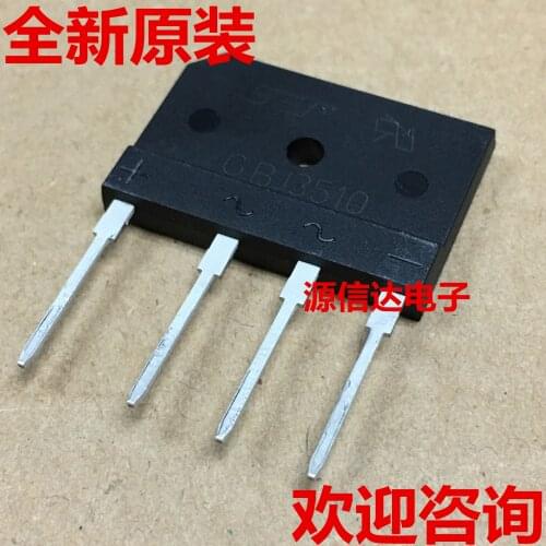 New imported GBJ3510 35A 1000V DIP4 induction furnace rectifier bridge stack original stock