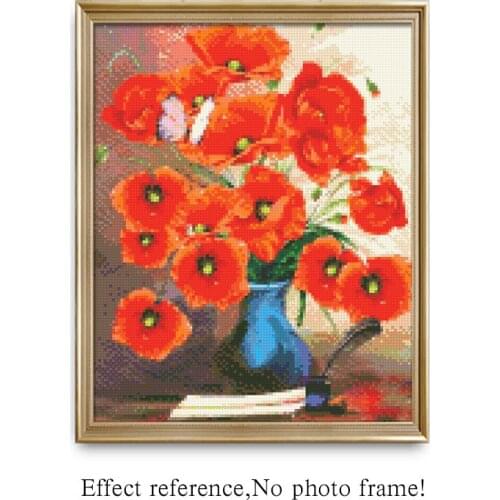 5D DIY Full Drill Mosaic Diamond Embroidery Rose Diamond Painting Flowers Home Decoration Handmade gifts