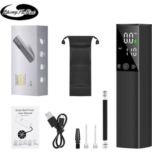 Automatic charging and stopping wireless multi-function portable electric basketball pump, air pump, air compressor