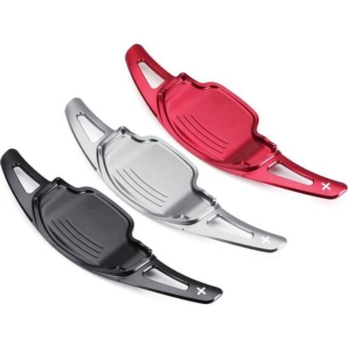 Car Steering Wheel Shift Paddle Shifter 1 Pair Extension for 2012-2015 Chevrolet Camaro Aluminum Alloy Shifters Paddle Extension