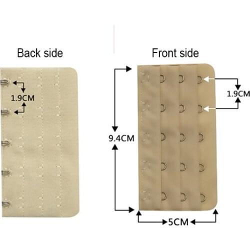 150pcs Bra Extension Bra Buckle 3 Rows 5 Hooks Underwear Women Lingerie Intimates Accessories