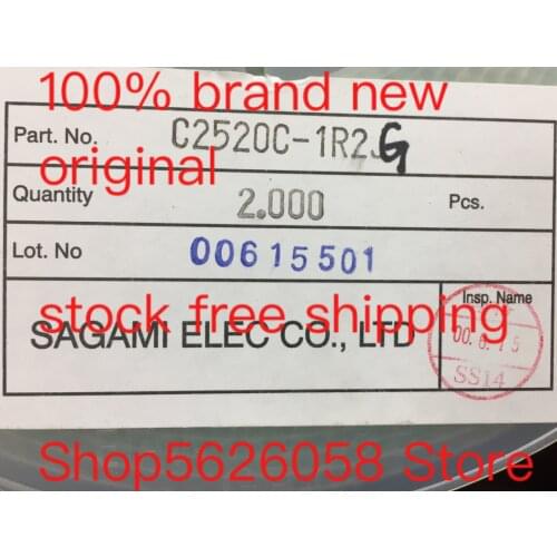 C2520C-1R2G SMD 100% new original freeshipping STOCK 50PCS-3000PCS/LOT