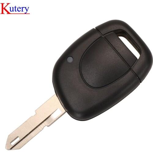 Kutery Remote NE73 Blade Key Shell Cover Case For RENAULT Twingo Clio Kangoo Master 1 Button NO Chip Keyless Entry Fob Case