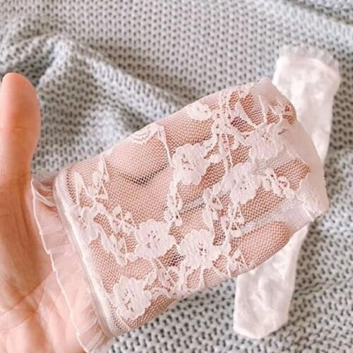 Childrens Socks Kingdom Summer Ultra-Thin Kids Female Socks Solid Color Lace Mesh Tube Skin-Friendly Breathable Girl Socks