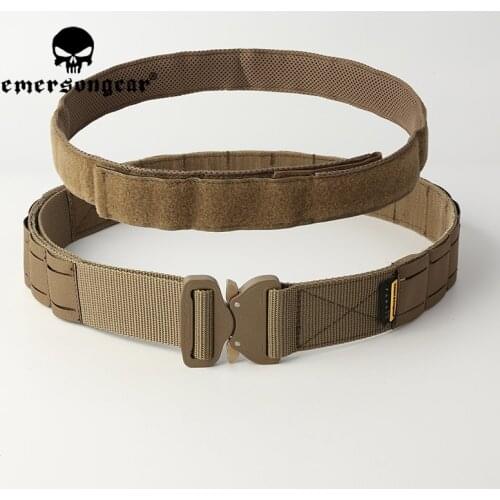 Emersongear Tactical LCS Combat Belt Buckle Airsoft Battle Inner Outer Suit Waist Strap Belts Outdoor Climbing Sports