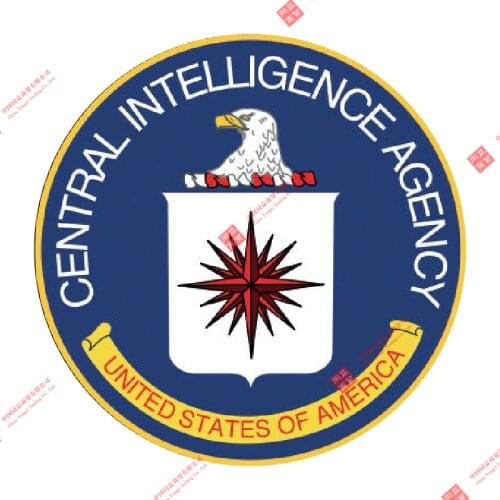 Personality Seal Sticker Central Intelligence Agency CIA Seal Car Stickers Decals Accessories Auto Decorative Stickers PVC