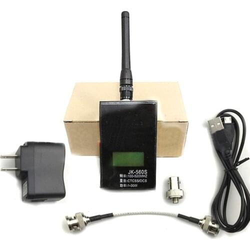 JK560S Walkie-talkie Frequency Counter Detector Reader 1-30w 100-520mhz CTCSS/DCS Meter Power Measurement Transmission Connector