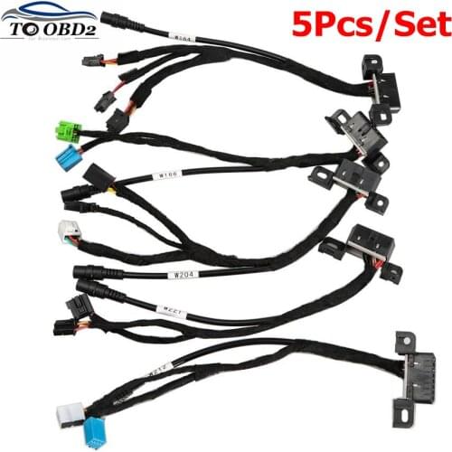 EIS ELV 5pcs/Set Test cables W164 W166 W204 W212 W221 Works For CGDI MB Prog VVDI MB BGA EIS/ELV Maintenance Line Five in One