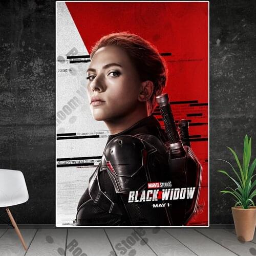 Avengers Women Character Canvas Painting Marvel Superhero Black Widow Movie Poster Wall Art Home Living Room Decoration Pictures
