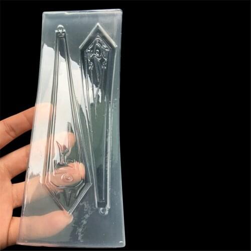 Token Sword Epoxy Clear Silicone Resin Liquid Mold Pendant Casting Beads Crystal Molds DIY Jewelry Making Tool Hand Craft