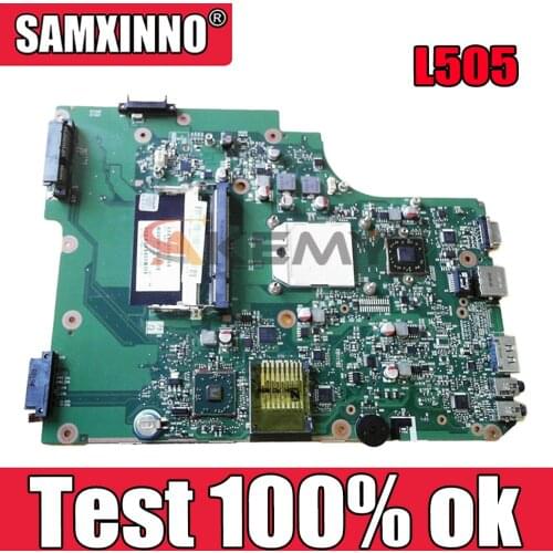 AKEMY PN 1310A2250810 SPS V000185580 Laptop Motherboard for Toshiba SATELLITE L505 L505D HD 4200 DDR2 Mainboard free cpu