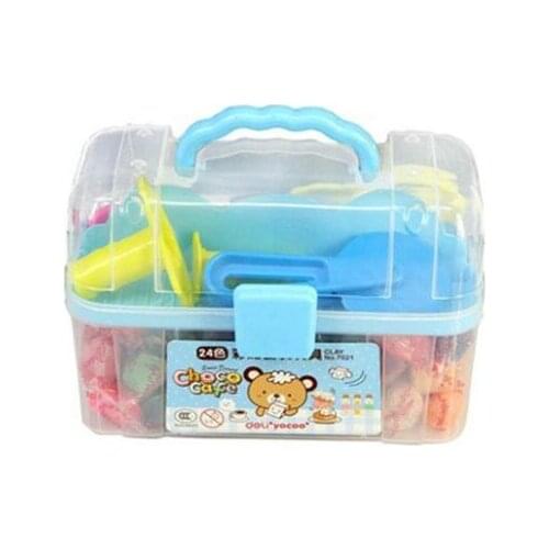 Multicolour Playful Clay Creative 24-colors Playdough Set Kawaii Non-toxic Intelligent plasticine
