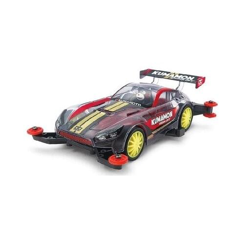 Tamiya Mini 4WD Racer Model Car MA Chassis GT Sports-Car Models Black Through The Shell Kumamoto Bear 95302 Racing-car