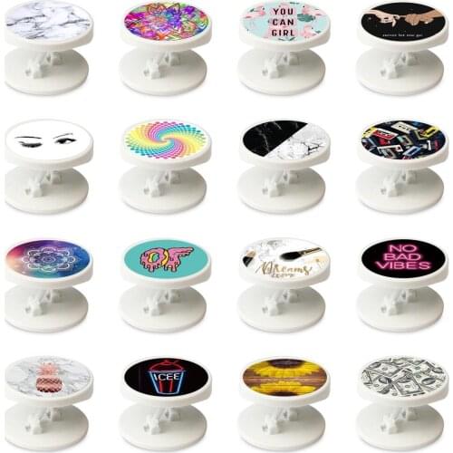 Fashion Circle Stand Holder And Grip Foldable Kickstand Phone Mount For All Tablets And Moblie Phones