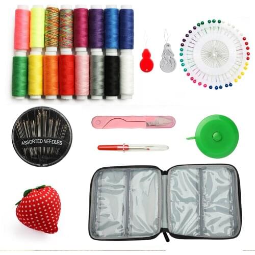 Sewing Set Needle Thread Scissors Thread Cutter Threader Roll Ruler Suit DIY Sewing Accessories Tools
