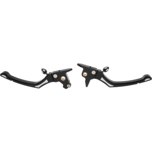 Regulator Clutch & Brake Lever Set Black for Touring Parts 14-16