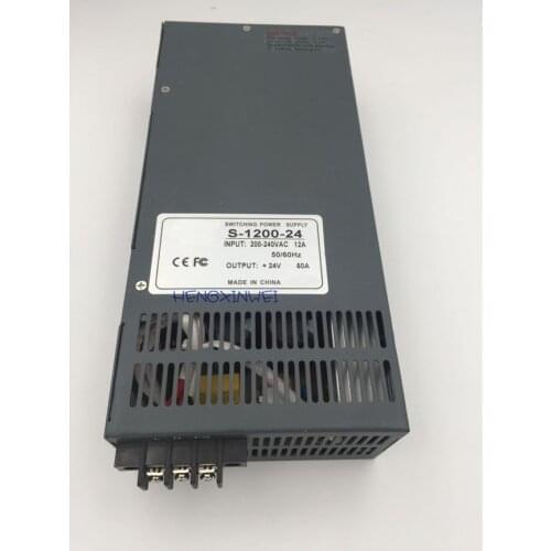 S-1200-24 1200W 24V 50a Switching power supply for LED Strip light AC to DC power suply input 110v 220v 1200w