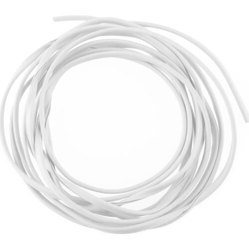 Universal 5M/16FT White Car Door Edge Trim Molding Seal Strip Scratch Guard Protector PVC