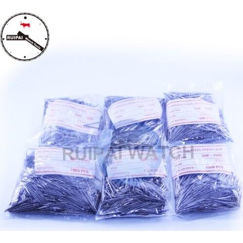 1000pcs/bag SDF-150S Watch strap spring bar 1.5mm Steel Watchbands Spring bars 21mm 22mm 23mm 24mm 25mm for watchmaker