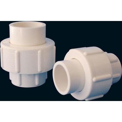 20/25/32/40/50/63/75/90/110mm Union Connector Plastic Water Supply Pipe Fittings Water Pipe PVC Joints Easy Install Detachable