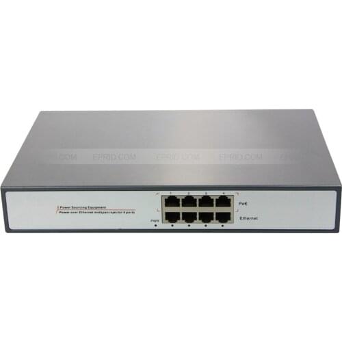 4 Port Power over Ethernet POE Injector Passive Supply 10/100Mbps 802.3af LAN