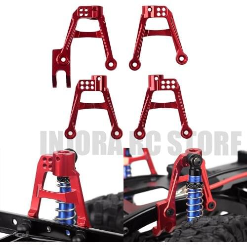 4pcs CNC Aluminum Red Front&Rear 1/10 Shock Absorbers Mount for RC Crawler Car AXIAL SCX10 II Upgrade Part