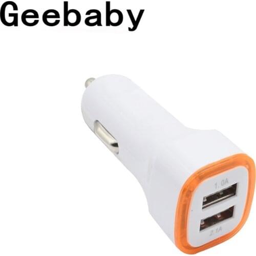 2.1A LED USB Dual 2 Port Hot Adapter Socket Car Charger For Iphone/Samsung/HTC