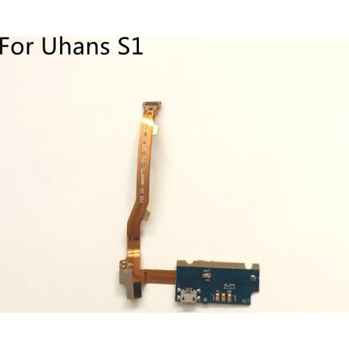 Used USB Plug Charge Board + FPC For Uhans S1 MTK6753 64bit Octa Core 5.0 inch 1280x720 Smartphone + Tracking Number