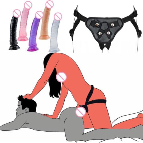 Big Dildo Strap-On Adult Penis Strapon Dildo Realistic Sex Toys For Women Couples Suction Cup Pants Dildos Lesbian Masturbator