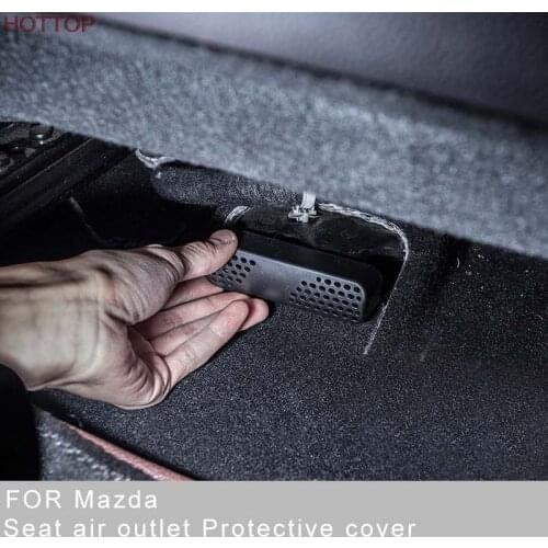 For Mazda 2 3 5 6 CX-3 Atenza Axela CX7 CX9 MX5 Mazda Speed 3 Car Seat Air Conditioner Air Outlet Protective Cover Sticker