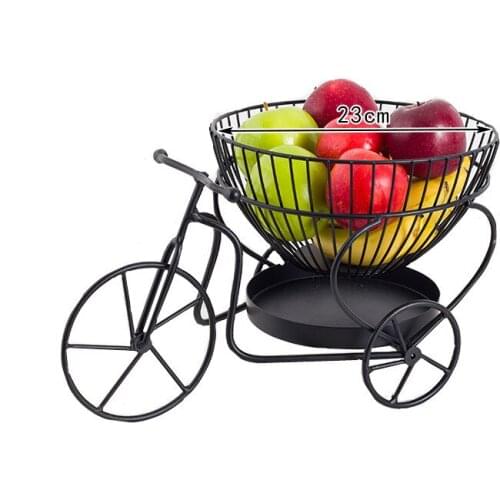 Fruit tray living room home modern Nordic iron art fruit basket creative multi-layer fruit basket bedroom storage snack basket