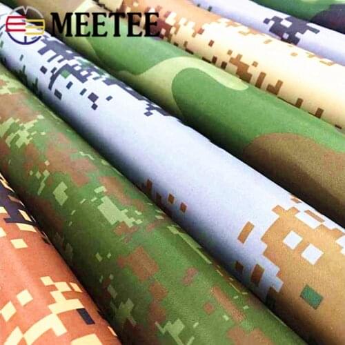 Meetee 100/200X150cm 210D Polyester Waterproof Oxford Fabric PU Waterproofs Coating Fabrics Outdoor Camouflage Tent OxfordCloth