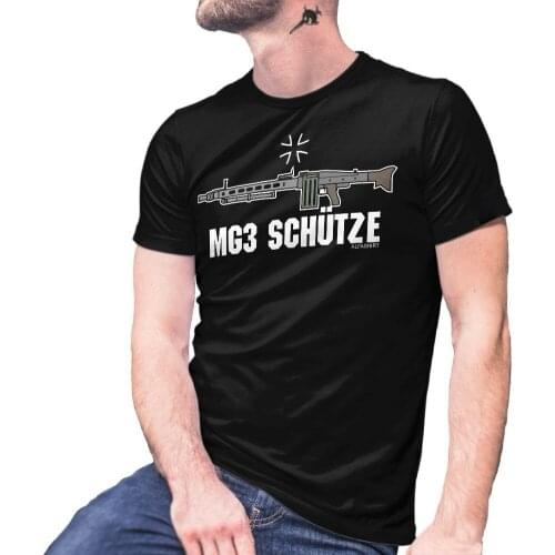Mg3 Sniper Machine Gun German Army 7,62mm Panzer Grenadier Men T-Shirt