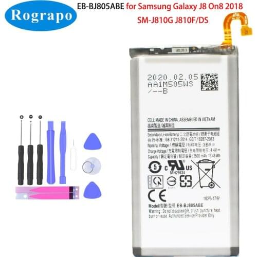 Original 3500mAh Mobile Phone Replacement Battery For Samsung Galaxy J8 On8 2018 SM-J810G J810F/DS