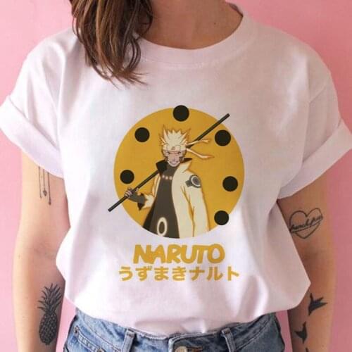 2021 Summer Fashion Female T Shirt Japan Anime Graphic Print T-shirt Women Harajuku Aesthetic White Tops Plus Size Tshirt