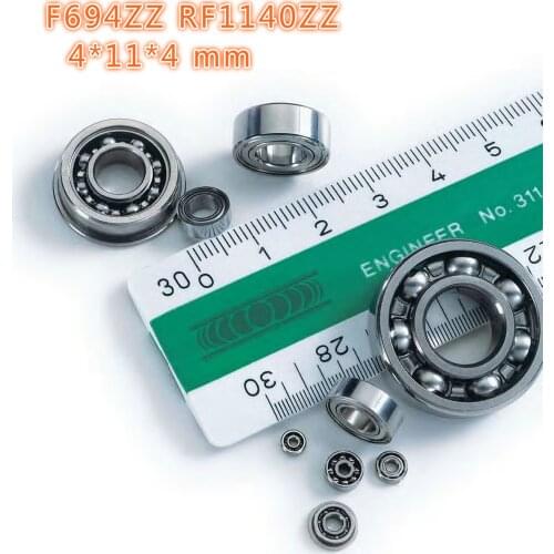 5pc Flange bearing F694ZZ RF1140ZZ size 4*11*4 mm bearings for tranmition jmc