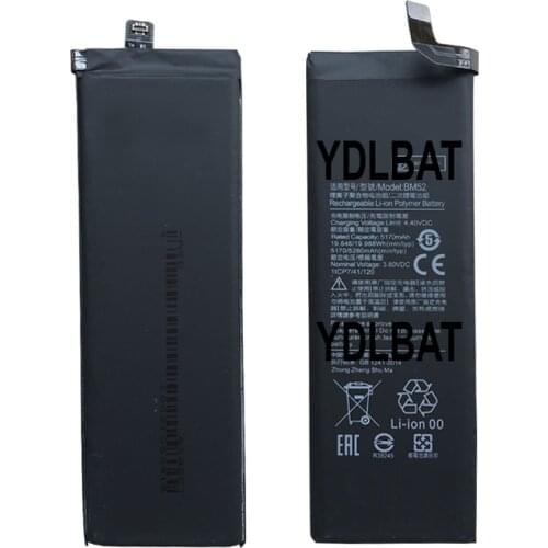 5170mAh BM52 Battery for Xiaom CC9 Pro, M1910F4E, M1910F4G,Mi CC9e Pro,Mi Note 10 Pro Accumulator Batteries